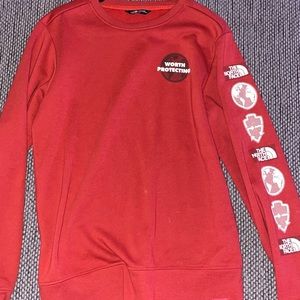 North Face crewneck sweatshirt size small mens